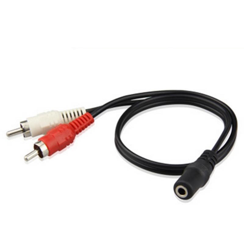 Переходник Jack 3.5(гн)-2 RCA (шт) 0.2м купить в Р.Крым Красногвардейское.